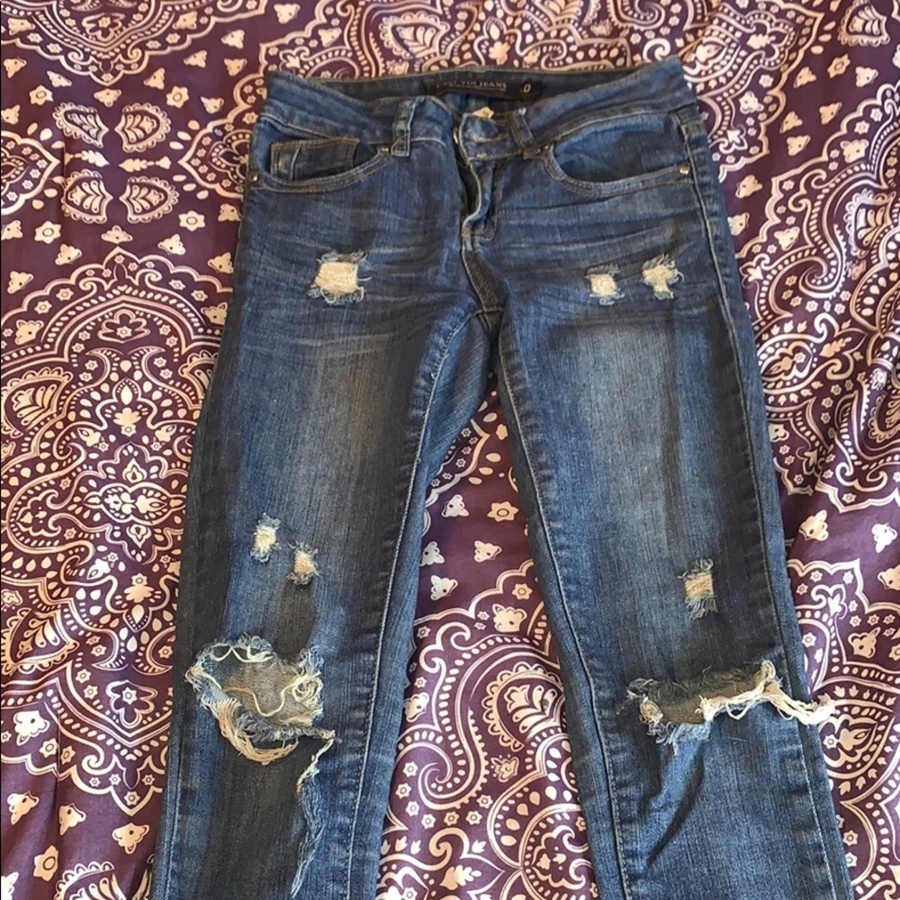 Comfy blue skinny Jeans